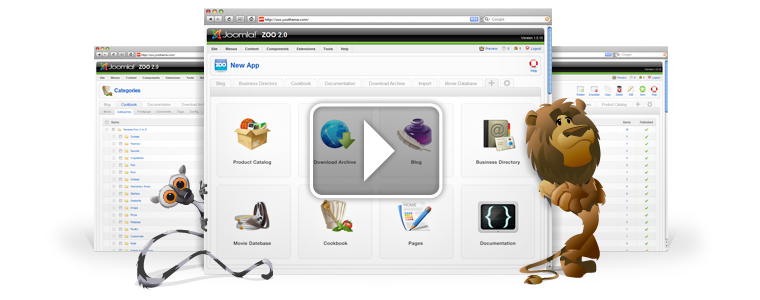 ZOO is a flexible and powerful content application builder to manage your content